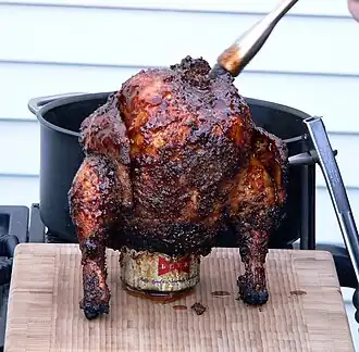Beer can chicken