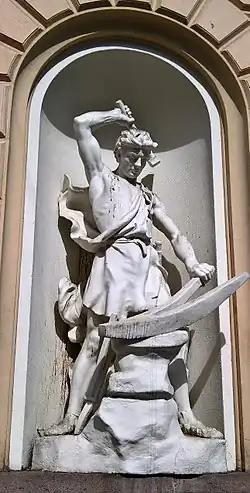 Statue of Ilmarinen by Robert Stigell [fi], 1888