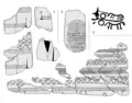 Stone steles with boat and cart images, Norway 3rd mill. BC[255][256]