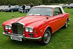 1974–1977 Rolls-Royce Corniche convertible (Europe)