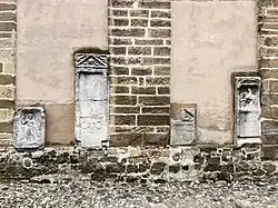 Steles in the Ptuj town tower