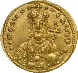 Solidus of Romanos&nbsp;II as sole ruler, 959–963.