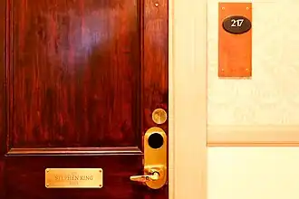 Door to the Stephen King suite