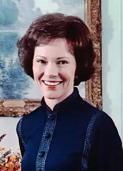 Photographic portrait of Rosalynn Carter