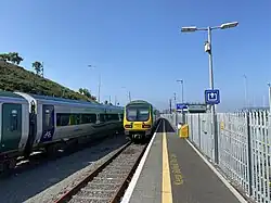 Rosslare Europort railway station on 31 August 2024