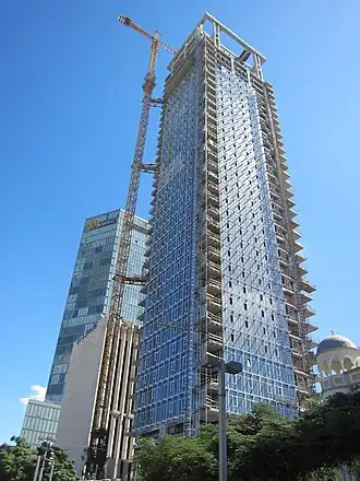 Meier on Rothschild tower, 2014
