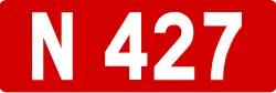National road 427 shield