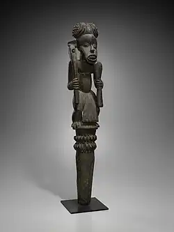 Ritual staff with ancestor figure, Yale University Art Gallery