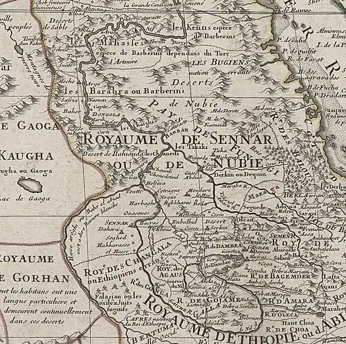 Map by Guillaume Delisle (1707)