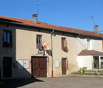 The town hall in Rozerotte