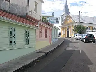 Main street in Grand'Rivière