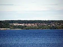 Söråker as viewed from Vivstavarv in July 2013