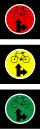 S-3 - directional traffic light with signals for cyclists