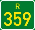 Regional route R359 shield