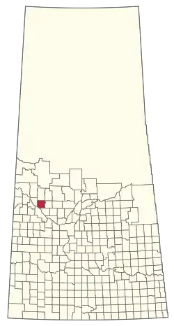 Location of the RM of Meota No. 468 in Saskatchewan