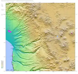 Arica region (17°S to 19°S)