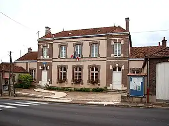 The town hall in Saint-Aubin-sur-Yonne