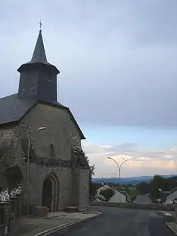 The church in Saint-Priest-la-Feuille