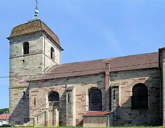The church in Sainte-Marie-en-Chanois