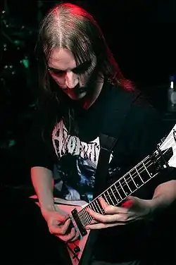 Raatikainen performing live in 2006