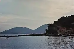 San Terenzo beach area for swimming