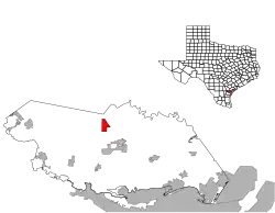 Location of St. Paul, Texas