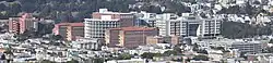 San Francisco General Hospital (2018), six red brick buildings designed by Tharp