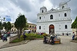 Church on main square, San Pedro Carchá, 2013