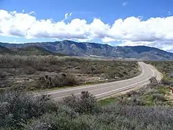 San Felipe Road north of Scissors Crossing