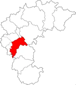 Location of Sangdang District