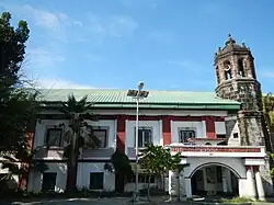 Left belfry and Convent, Parish Rectory-Office