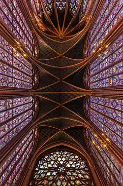 Vaults of the upper chapel