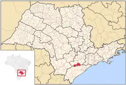 Location in São Paulo state