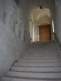 Stairs leading to the monastery