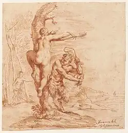 Satyr whipping a nymph, National Museum in Warsaw