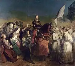 Entry of Joan of Arc into liberated Orléans on 8th May 1429