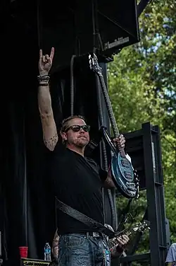 Wilson performing in 2017
