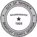 Official seal of Nahunta, Georgia