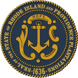 Seal of Rhode Island (1853 – 2020)