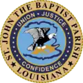 Official seal of St. John the Baptist Parish