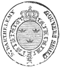 Seal of governor (1784–1877) of Saint Barthélemy