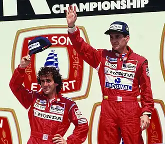 Molson's sponsored the Grand Prix in Montreal during Senna and Prost's day.