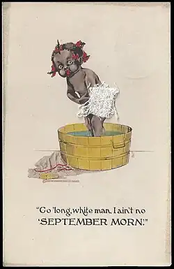 Postcard after September Morn