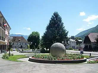 The Town Hall Square in Sevrier