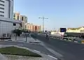 Sheraouh Street in Old Al Hitmi. The district's northern boundaries are at the National Museum of Qatar (seen on the far right), which is located in Old Salatah.