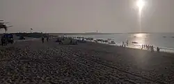 Evening view of Shivrajpur Beach