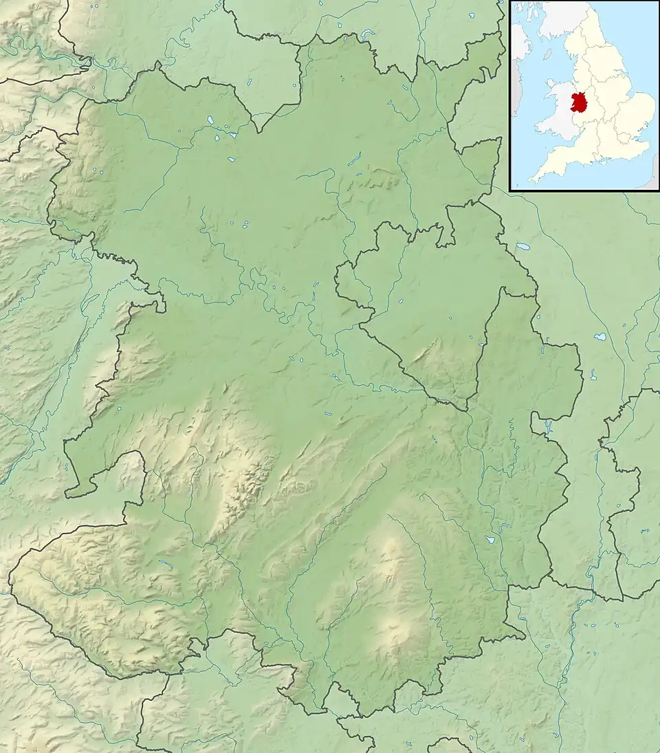 Viroconium Cornoviorum is located in Shropshire