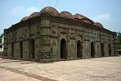 Side view of the mosque