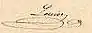 Louise of Orléans's signature