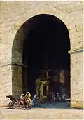 The Entrance of the Souks in Constantinople